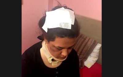 Polling observer suffers broken neck after opposing referendum irregularity