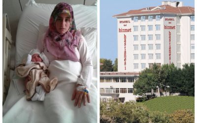 Woman briefly detained just hours after delivering baby at hospital