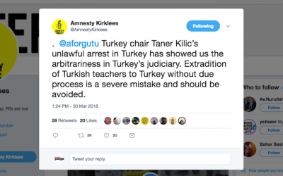Local Amnesty office asks Kosovo to avoid extradition of Turkish teachers