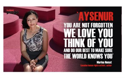 Canadian rights activist Nemat to jailed journalist Parıldak: We love you, think of you, do our best to make sure world knows about you