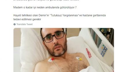 Bedridden man stands trial on terror, coup charges in Şanlıurfa