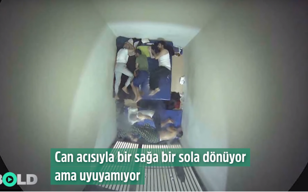 Video shows the moments history teacher Gokhan Acikkollu died of heart attack in prison